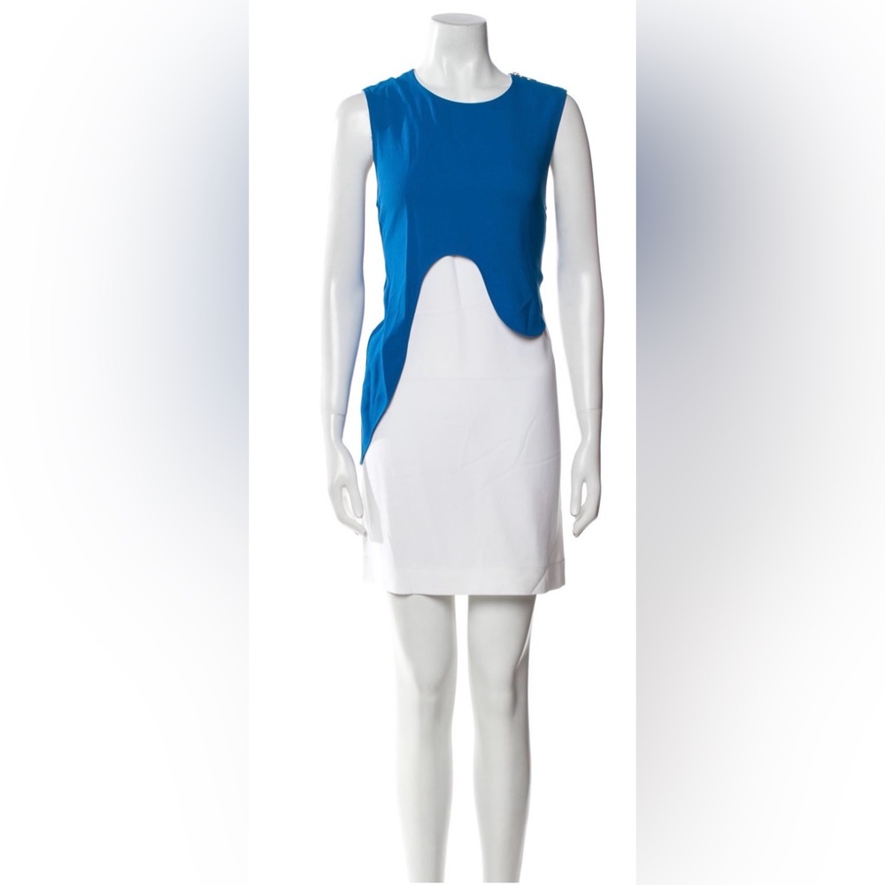 Emilio Pucci Blue and White Dress